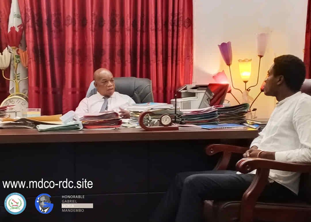 Benjamin KONGU Rencontre le Président Nationalaprès la Réunion du 5 novembre